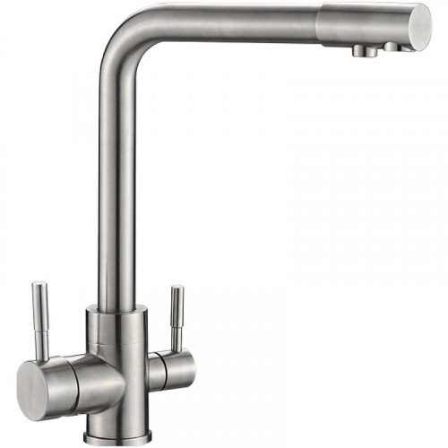 Смеситель для кухни Ulgran Classic U-016-304 Нержавеющая сталь латунь