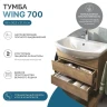 Тумба с раковиной Vigo Wing 70 tp.WIN.BAL.70.2Y дуб золотой-com подвесная цвет Дуб золотой
