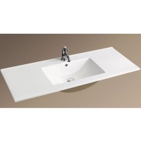 Раковина WeltWasser Deilbach 7506 120 10000003905 Белый глянец фаянс полувстраиваемая