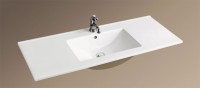 Раковина WeltWasser Deilbach 7506 120 10000003905 Белый глянец фаянс полувстраиваемая
