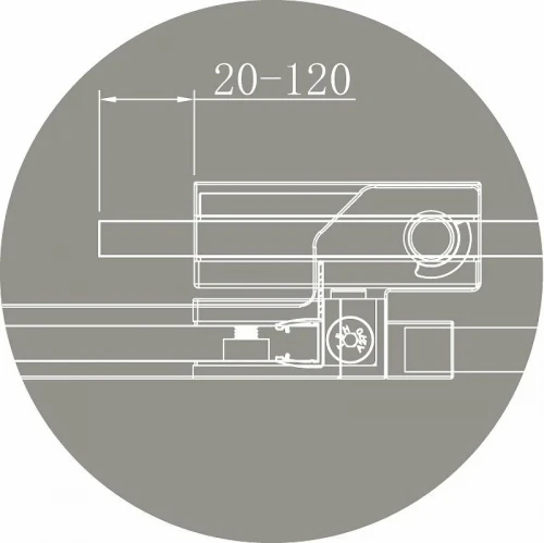 Душевой уголок Cezares Slider 90x100 SLIDER-AH-1-100-80/90-C-NERO профиль Черный матовый стекло прозрачное