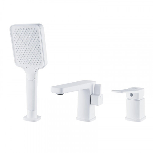 Смеситель на борт ванны Shevanik S99C S9912C цвет Белый