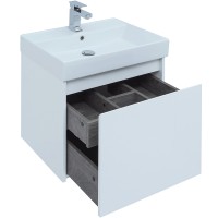 Тумба под раковину Aquanet Nova Lite 60 242574 подвесная Белая МДФ / ЛДСП