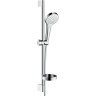 Душевой гарнитур Hansgrohe Croma Select S 26566400 Хром Белый пластик на стену