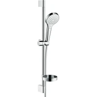 Душевой гарнитур Hansgrohe Croma Select S 26566400 Хром Белый пластик на стену