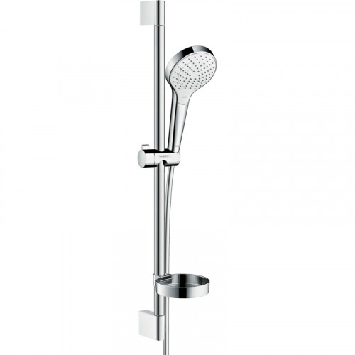 Душевой гарнитур Hansgrohe Croma Select S 26566400 Хром Белый пластик на стену