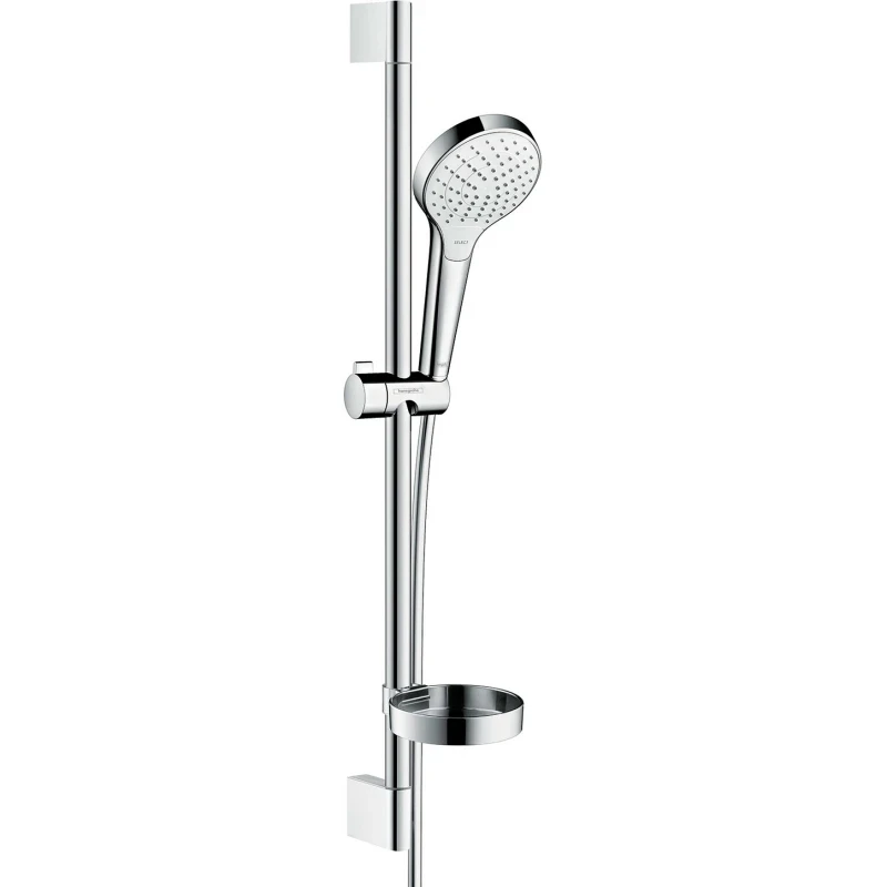 Душевой гарнитур Hansgrohe Croma Select S 26566400 Хром Белый пластик на стену