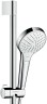 Душевой гарнитур Hansgrohe Croma Select S 26566400 Хром Белый пластик на стену