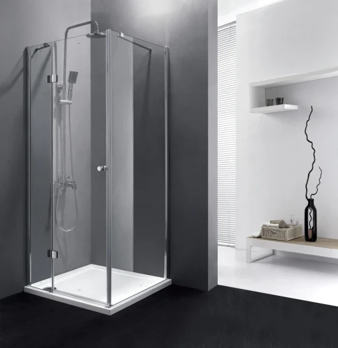 Душевой уголок Cezares Verona A-1 100x100 VERONA-W-A-1-100-P-Cr-R профиль Хром стекло рифленое