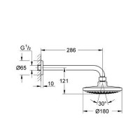 Душевая система Grohe Eurosmart 124440 Хром