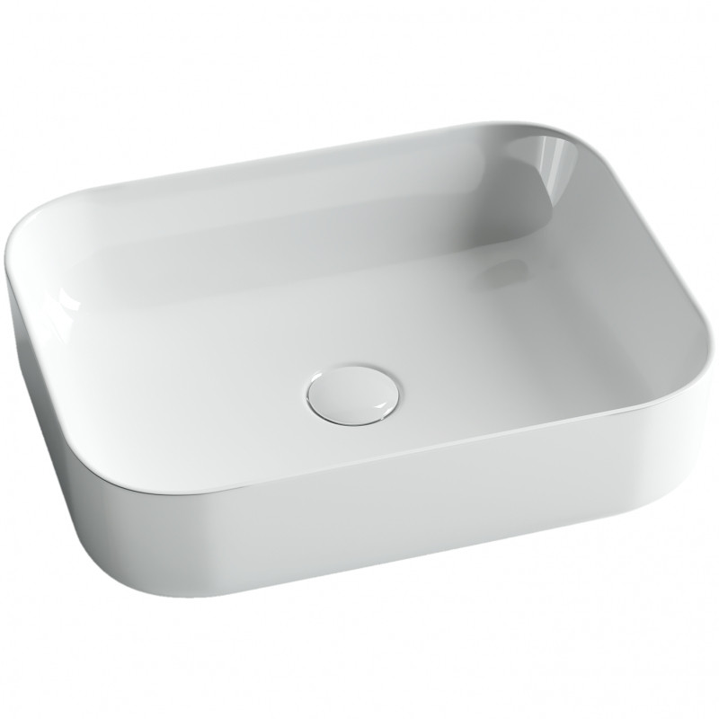 Раковина-чаша Ceramicanova Element 50 CN6011 Белая фаянс накладная
