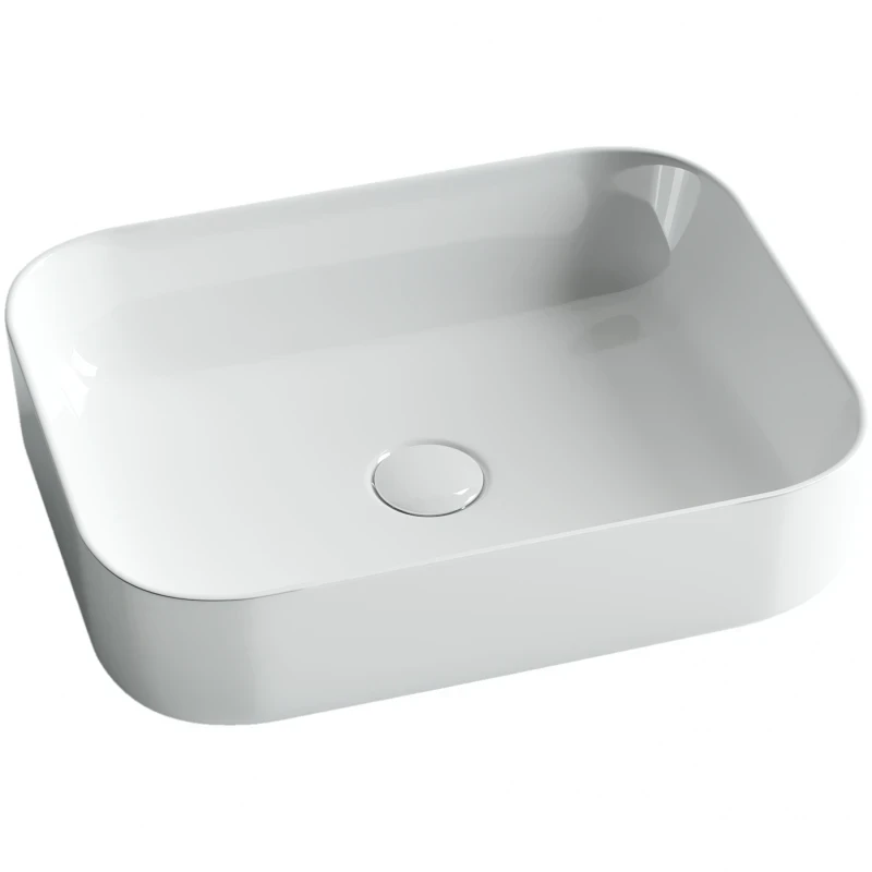 Раковина-чаша Ceramicanova Element 50 CN6011 Белая фаянс накладная