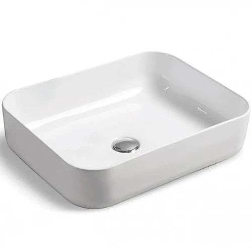 Раковина-чаша Ceramicanova Element 50 CN6011 Белая фаянс накладная