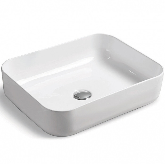 Раковина-чаша Ceramicanova Element 50 CN6011 Белая фаянс накладная