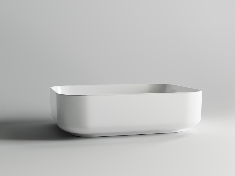 Раковина-чаша Ceramicanova Element 50 CN6011 Белая фаянс накладная