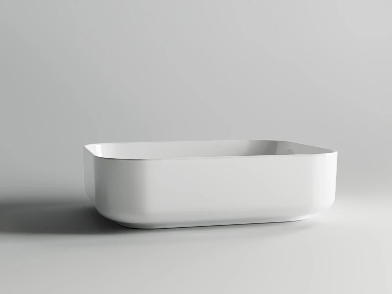 Раковина-чаша Ceramicanova Element 50 CN6011 Белая фаянс накладная