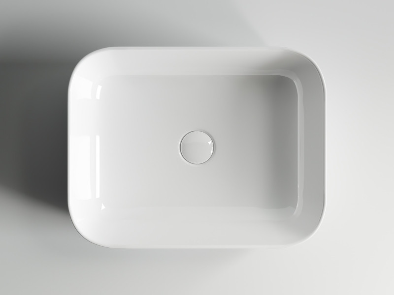 Раковина-чаша Ceramicanova Element 50 CN6011 Белая фаянс накладная