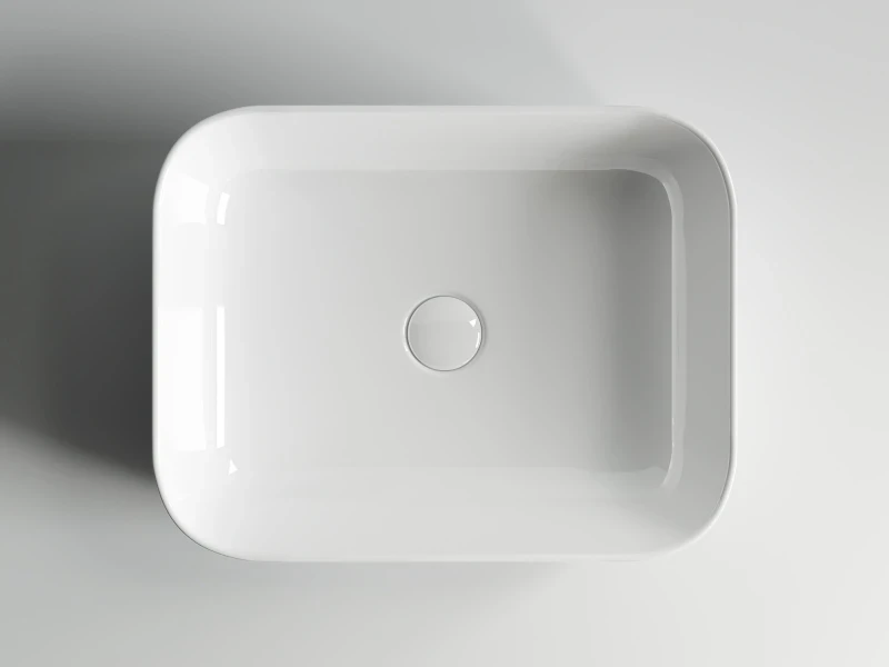 Раковина-чаша Ceramicanova Element 50 CN6011 Белая фаянс накладная