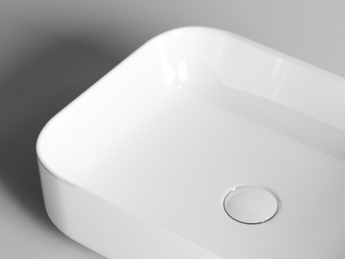 Раковина-чаша Ceramicanova Element 50 CN6011 Белая фаянс накладная