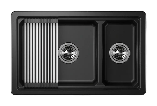 Кухонная мойка Granula Kitchen Space 73 7304U цвет Черный