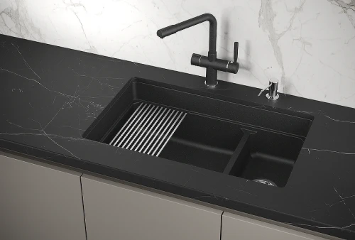 Кухонная мойка Granula Kitchen Space 73 7304U цвет Черный