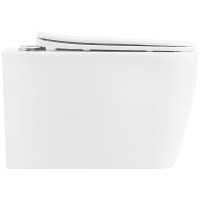 Унитаз BelBagno Veneto BB132CHR/BB132SC подвесной с сиденьем Микролифт фаянс подвесной