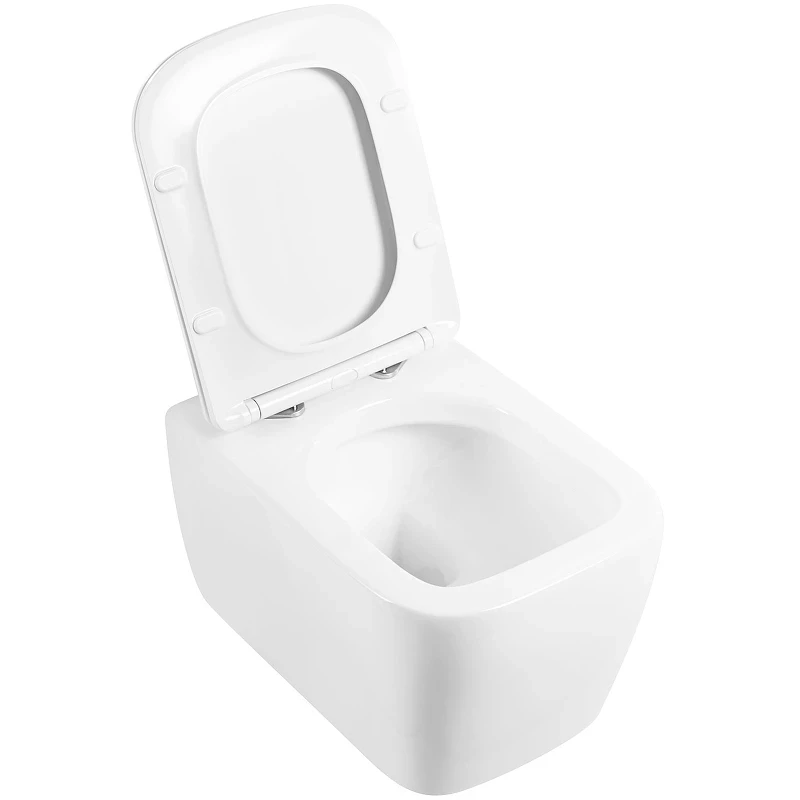 Унитаз BelBagno Veneto BB132CHR/BB132SC подвесной с сиденьем Микролифт фаянс подвесной