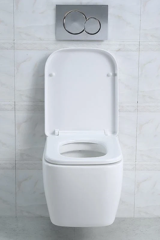 Унитаз BelBagno Veneto BB132CHR/BB132SC подвесной с сиденьем Микролифт фаянс подвесной