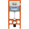 Инсталляция BelBagno BB001-120/BB014-SR-BIANCO с Белой клавишей смыва пластик