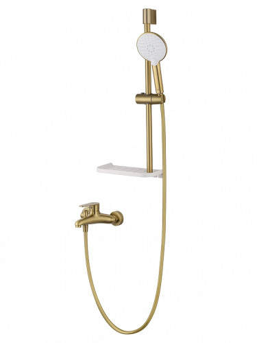 Смеситель для ванны Wonzon &amp; Woghand Alfa WW-AE3201-BG цвет Брашированное золото