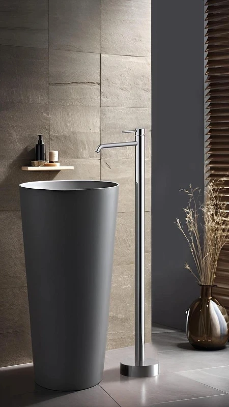 Смеситель для раковины Aquatek Европа AQ1309CR Хром латунь на пол
