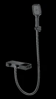 Смеситель для ванны Wonzon & Woghand WW-B2551-MB с термостатом цвет Черный матовый