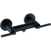 Смеситель для душа Kludi Nova Fonte Puristic 207103915 Черный матовый латунь на стену