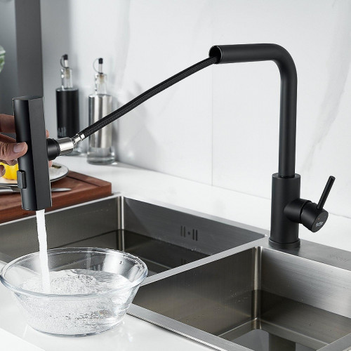 Смеситель для кухни Raffine F203H цвет Черный