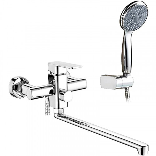 Смеситель для ванны Ledeme H33 2233L универсальный Хром латунь на стену