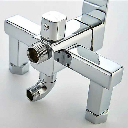 Смеситель для ванны Ledeme H33 2233L универсальный Хром латунь на стену