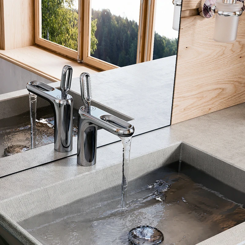 Смеситель для раковины WasserKRAFT Kammel 1803 Хром латунь