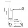 Смеситель для раковины WasserKRAFT Kammel 1803 Хром латунь