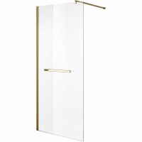 Душевая перегородка Niagara Nova 100 NG-641-10GOLD профиль Холодное золото стекло прозрачное