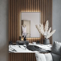 Зеркало Bond Cube 60x80 M36ZE-6080 с подсветкой Черное с бесконтактным выключателем стекло