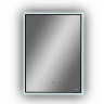 Зеркало Bond Cube 60x80 M36ZE-6080 с подсветкой Черное с бесконтактным выключателем стекло