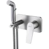 Гигиенический душ со смесителем Lemark Bronx LM3720GM Графит