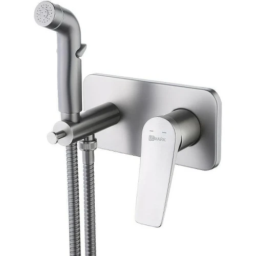 Гигиенический душ со смесителем Lemark Bronx LM3720GM Графит