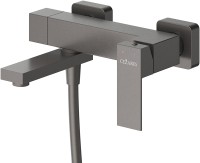 Смеситель для ванны Cezares Slider SLIDER-VD-GM Оружейная сталь нержавеющая сталь на стену