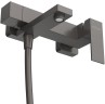 Смеситель для ванны Cezares Slider SLIDER-VD-GM Оружейная сталь нержавеющая сталь на стену