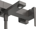 Смеситель для ванны Cezares Slider SLIDER-VD-GM Оружейная сталь нержавеющая сталь на стену