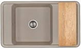 Кухонная мойка Aquaton Беллис 87 1A724832BS250 Серый шелк