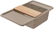 Кухонная мойка Aquaton Беллис 87 1A724832BS250 Серый шелк