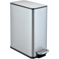 Ведро для мусора WeltWasser Paolo MT 15L 10000013418 Сталь матовая