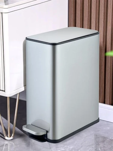 Ведро для мусора WeltWasser Paolo MT 15L 10000013418 Сталь матовая